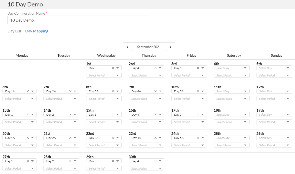 college classes time slot schedule creator